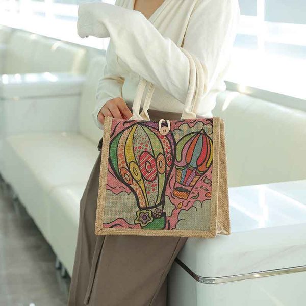 Biodegradable Custom Jute Bags Bulk Order - Wholesale Zero-Waste Totes - Image 3