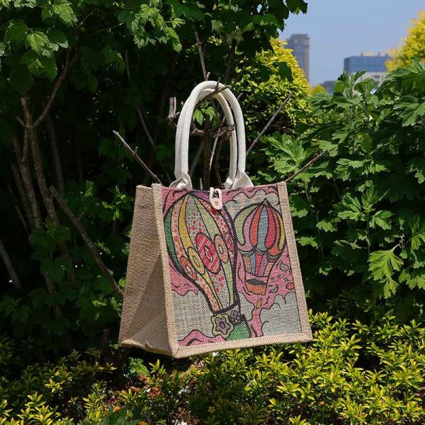 Biodegradable Custom Jute Bags Bulk Order - Wholesale Zero-Waste Totes - Image 4