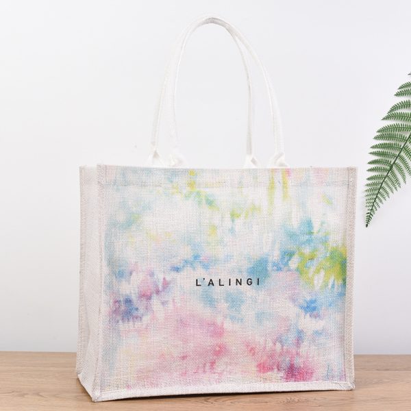 Eco Jute Tote Bags for Corporate Giveaways - Personalized Wholesale Totes - Image 4