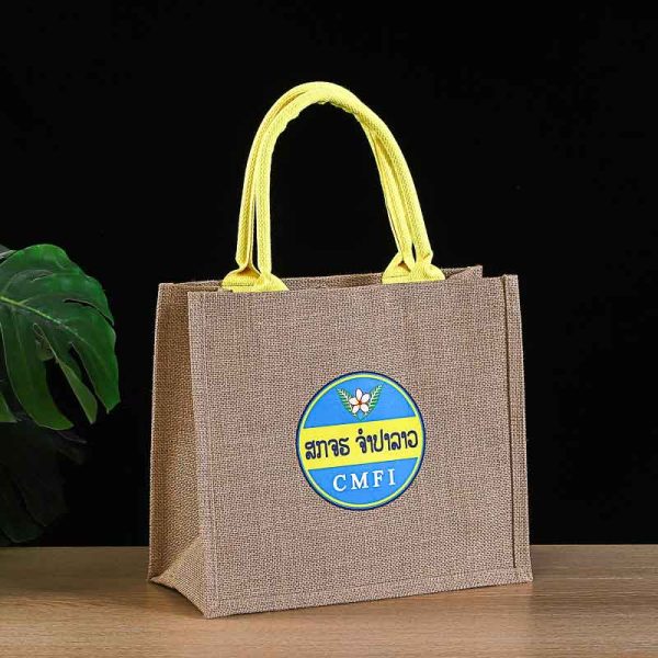 Custom Eco Jute Tote Bags Wholesale - Bulk Sustainable Reusables for Brands - Image 4