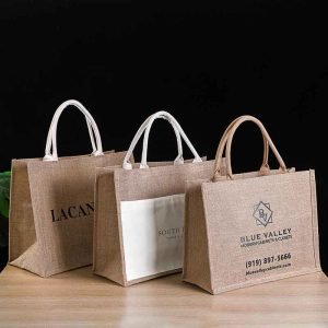 Custom Eco Jute Tote Bags Wholesale - Bulk Sustainable Reusables for Brands