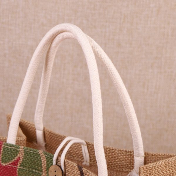 Durable Custom Jute Tote Bags for Promotions - Bulk Eco Promotional Totes - Image 3