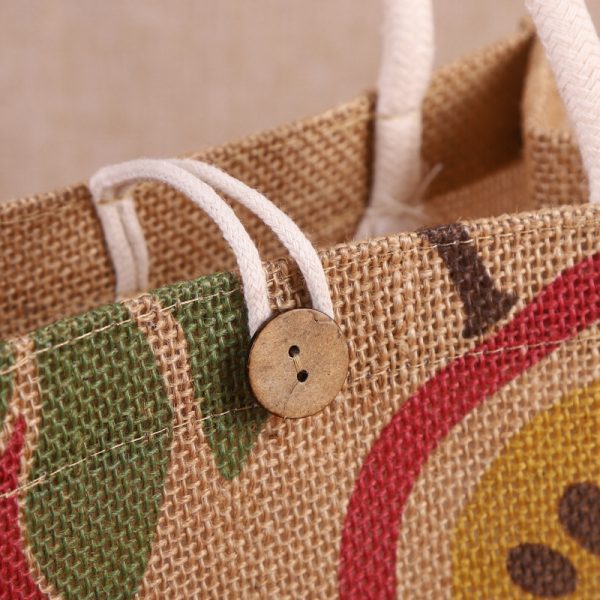 Durable Custom Jute Tote Bags for Promotions - Bulk Eco Promotional Totes - Image 5