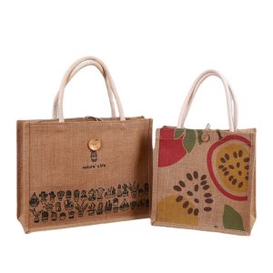 Durable Custom Jute Tote Bags for Promotions - Bulk Eco Promotional Totes