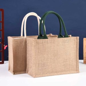 Promotional Jute Shopping Bags Bulk: Custom Branded Eco Carriers