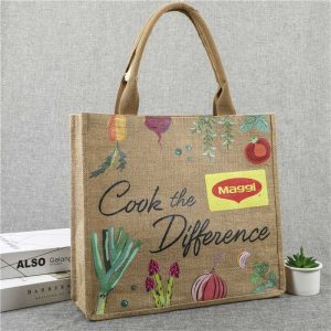 Custom Jute Shopping Bags: Personalized Sustainable Grocery Totes