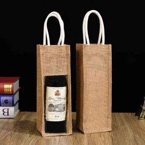 Custom Jute Wine Bags: Personalized Eco Gift Wraps